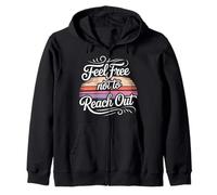 Feel Free Not to Reach Out Introverti Seul Paix - Sweat à Capuche