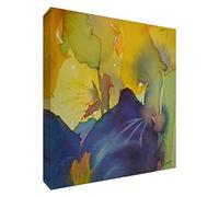 Feel Good Art "Couleur Medley Peinture par L'Artiste Val Johnson, Multicolore, 76 x 76 x 4 cm