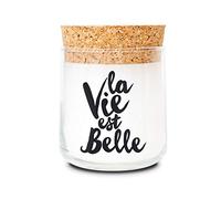 FEEL GOOD CANDLE - Bougie parfumée - Idée Cadeau ou pour la décoration (la Vie est Belle, Vanille)