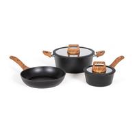 Feel Good Moments - Batterie De Cuisine 5 Pieces - Noir - Mzp147 Livoo
