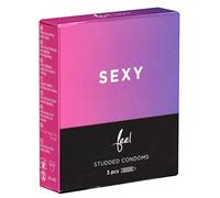 Feel Lot de 3 préservatifs sexy à picots délicats et stimulants
