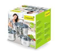 Feel Maestro Casseroles MR-2220-6L argentées Acier 6 pièces