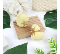 Feel Natural Bombe de Bain Moussant Canard - Relaxation Détente - Cadeau Femme - Bien-Etre - Parfum Pinacolada - Jaune - 1 x 100 grs - Ambiance Aromatherapie