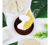 Feel Natural Bombe de Bain Moussant Licorne - Relaxation Détente - Cadeau Femme - Bien-Etre - Parfum Monoï - Blanc et Dorée - 1 x 150 grs