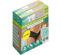Feel Natural - Pack 2 Culottes de Bain Menstruelles Taille XXL - Protection Hygiénique Lavable & Réutilisable - Confort Absorbant Anti-Fuite - Flux Léger à Modéré - Séchage Rapide et Discret