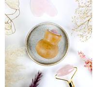Feel Natural - Roll-on Masseur en Quartz Rose - Massage Facial - Soin du Visage en Complément de l'Application de Crème et Sérum
