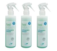 Feel Nature Spray 2 phases 250 ml Spray de soin immédiat + 25 % de contenu en plus avec embout pulvérisateur (3, 250 ml)