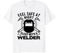 Feel Safe at Night Sleep with A Welder Awesome Best Gift T-Shirts à Manches Courtes, Long Sleeve, Hoodie, SweatT-Shirts à Manches Courtes for Mens, Womens, Youths(XX-Large)