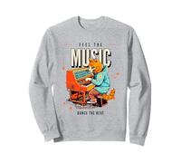 Feel The Music Dance The Beat (Graphique Amusant et Cool) Sweatshirt