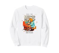 Feel The Music Dance The Beat (Graphique Mignon et Amusant) Sweatshirt