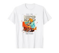 Feel The Music Dance The Beat (Graphique Mignon et Amusant) T-Shirt