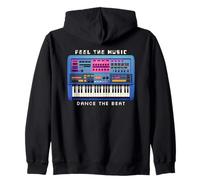 Feel The Music Dance The Beat Musician Clavier Graphique Sweat à Capuche