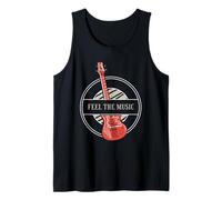 Feel The Music Retro Guitar Player Designs Cadeau Débardeur