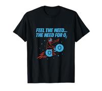 Feel The Need for O2 Rocket Retro Science Humour T-Shirt