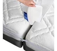 FeelAtHome Pont de Lit 20cm Cale Matelas avec Sangle Relier 2 Matelas | Reliez 2 lits jumeaux pour créer un grand lit double sans écart. La sangle maintient le cale matelas fermement sans glisser.
