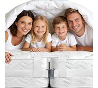 FeelAtHome Pont de Lit 25,5cm Cale Matelas avec Sangle Relier 2 Matelas
