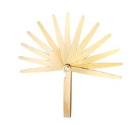 Feeler-Jauges 0,05-1,00 mm Jauge métrique Pliable Épaisseur Gap-Métrique Outil de mesure 13 Jauges de palpeur Ensemble de jauges en acier inoxydable Offset métrique et standard d'épaisseur - Avec