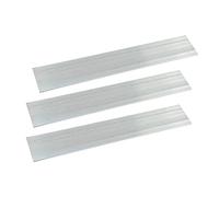 Feelers Lot de 3 barres carrées solides en aluminium 6061 de 0,6 cm d'épaisseur x 2,5 cm de largeur x 30,5 cm de long