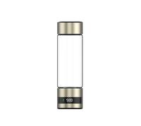 Feelhap Bouteille d'Eau Hydrogène, Générateur d'Eau Hydrogène Portable, 450ML Générateur d'Eau Ioniseur Rechargeable avec Technologie SPE et PEM, Jusqu'à 6850 PPM, Eau Riche en Hydrogène en 5 Minutes
