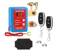 Feelhap Disjoncteur de Batterie Télécommandé Sans Fil, Coupe Circuit Batterie 12V, 240 A Interrupteur d'Arrêt Automatique avec Affichage LED, Kill Switch Anti-vol pour Voiture, RV, ATV, Camion, Bateau