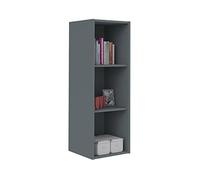 FEELHARMONIE Casier de Rangement 3 Cases Timeus Gris