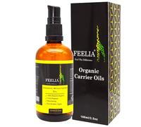 Feelia - Huile de germe de blé bio - Pressée à froid, riche en vitamines E et A, nourrissante et hydratante, 100 % pure et biologique (100 ml)