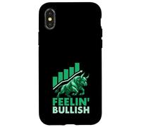 Feelin Bullish - Stock Trading Crypto Money Investisseur Trader Coque pour iPhone X/XS