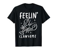 Feelin' Clawsome Lobster Crawfish Jeu de Mots aux Fruits de mer T-Shirt
