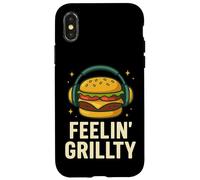 Feelin' Grillty Burger Casque Drôle Coque pour iPhone X/XS