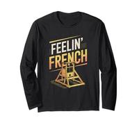 Feelin Guillotine Française Humour Sombre Révolution Meme Satire Manche Longue