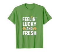 Feelin Lucky and Fresh Trèfle pour la Saint-Patrick T-Shirt