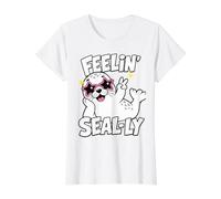Feelin Seally Jouet pour Papa Motif Phoque du Harpe T-Shirt Graphique avec Valeur