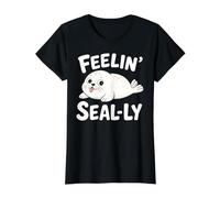 Feelin Seally Jouet pour Papa Motif Phoque du Harpe T-Shirt Graphique avec Valeur