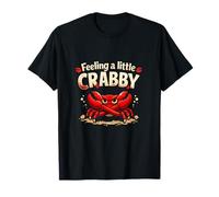 Feeling a Little Crabby Cute Crab Pun Graphique T-Shirt