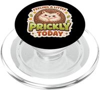 Feeling A Little Pickly Today Funny Hedgehog Owner Grumpy PopSockets PopGrip pour MagSafe