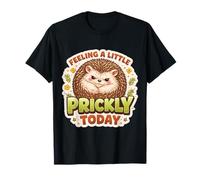 Feeling A Little Pickly Today Funny Hedgehog Owner Grumpy T-Shirt