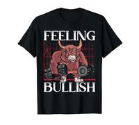 Feeling Bullish Day Trader Bougeoir Finance du marché des Stocks T-Shirt Graphique avec Valeur