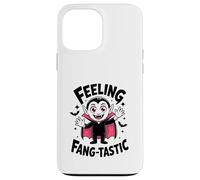 Feeling Fantastic, drôles et effrayants, Jeux de Mots d'halloween en Forme de Vampire Coque pour iPhone 13 Pro Max