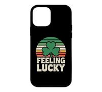 Feeling Lucky Retro Casino Humor St Patricks Day Vibes Coque pour iPhone 12 Mini