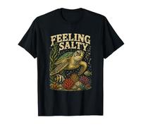 Feeling Salty Sea Turtle Marine Life and Ocean Lovers T-Shirt