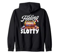 Feeling Slotty Big Win Machine à sous Casino Jeux d'argent Sweat à Capuche