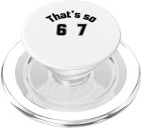 Feeling So 6 7 Meme Hand Alpha Slang 67 6-7 PopSockets PopGrip pour MagSafe