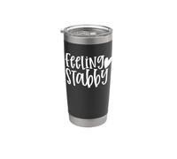 Feeling Stabby Nurse Drôle Docteur Médical Gobelet isotherme en acier inoxydable double paroi