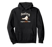 Feeling Un Pro-Duck-Tive Funny Lazy Funny Work Wear Sweat à Capuche
