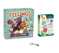 Feelings + Dis Ta Vie Junior Version Française + 1 Decap Blumie - Jeu de Société - 3 à 8 Joueurs - À Partir de 8 Ans