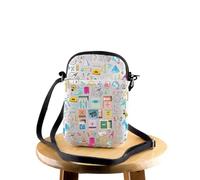 FEELMEM Math Is Lit Sac à bandoulière pour professeur de mathématiques Cadeau pour amateur de mathématiques Geek Mathématicien, beige, size