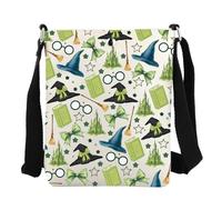 FEELMEM Sac à bandoulière inspiré de la sorcière verte - Cadeau pour les amateurs de sorcière, beige, size
