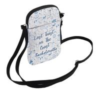 FEELMEM Sac à bandoulière Last Toast On The Coast Bride Beach Bachelorette Cadeau de fête pour enterrement de vie de jeune fille, beige, size