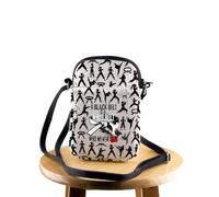 FEELMEM Sac à bandoulière pour arts martiaux de karaté « A Black Belt Is a White Belt Who Never Quit Karateka », beige, size