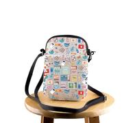 FEELMEM Sac à bandoulière RX pour technicien en pharmacie, cadeau pour pharmacien, infirmière, remise de diplôme, beige, size